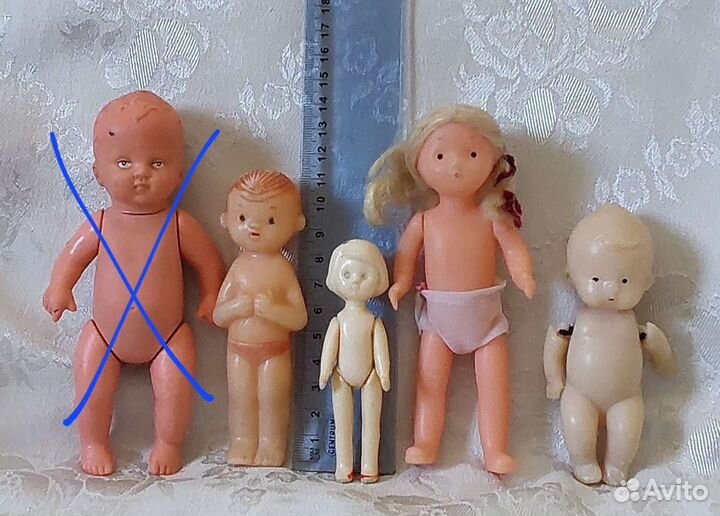 Куклы, пупсы, Буратино, Айболит, космонавт СССР