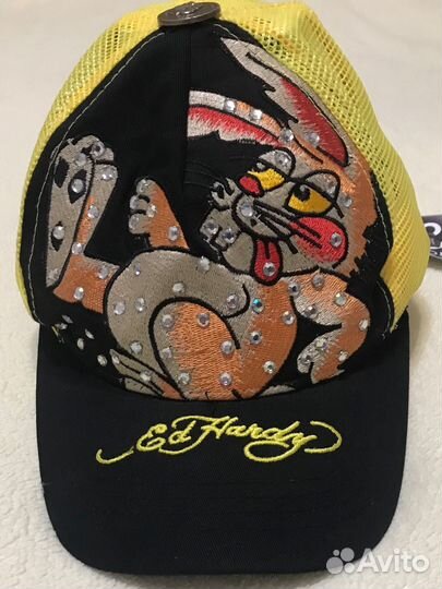 Кепка Ed Hardy Bunny Habbit винтаж Y2K оригинал