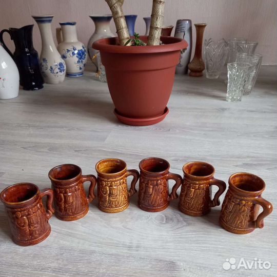 Набор Кружек керамика СССР