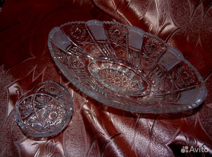 Хрусталь. Посуда и ваза СССР