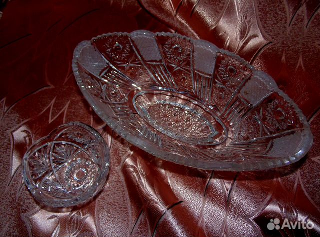 Хрусталь. Посуда и ваза СССР