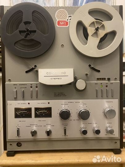 Катушечный магнитофон союз 110