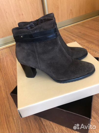 Ботильоны демисезонные женские замша