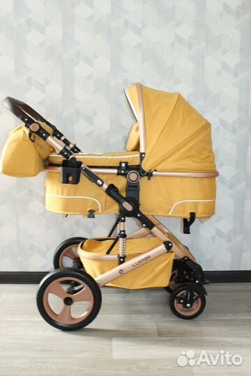 Коляск 2в 1 luxmom 518