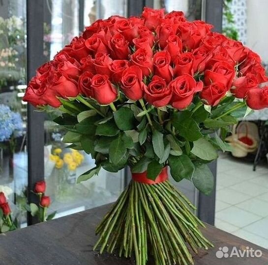Высокие розы Букеты с доставкой