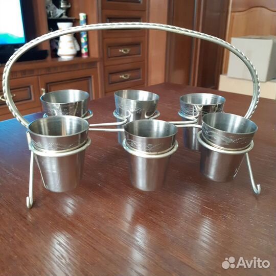 Набор стопок из нержавейки СССР