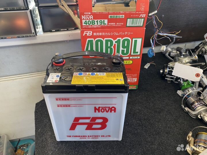 Аккумулятор 40B19L новый FB super nova Japan