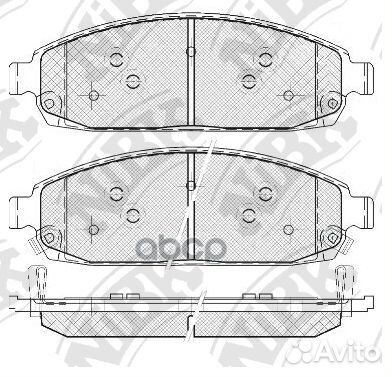 Колодки тормозные дисковые jeep grand cherokee