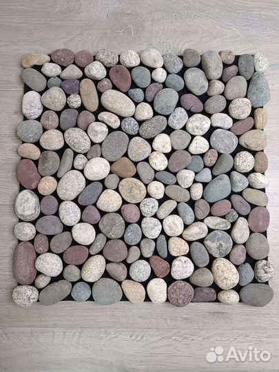 Коврик в ванную придверный массажный из гальки