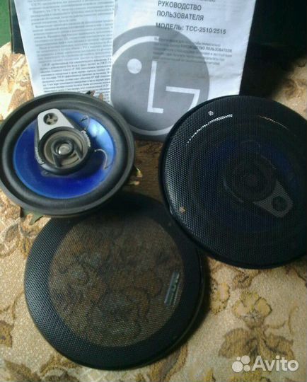 Стерео автомагнитола LG, колонки