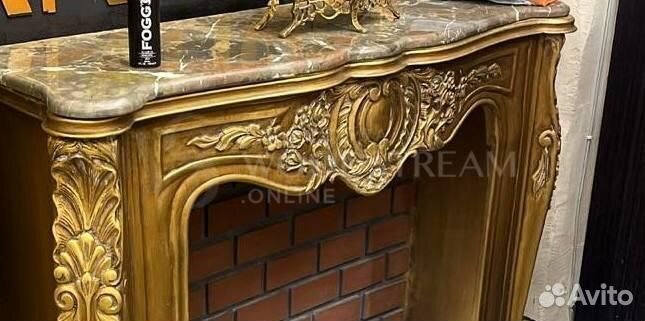 Портал каминный. Барокко. Антикварная мебель