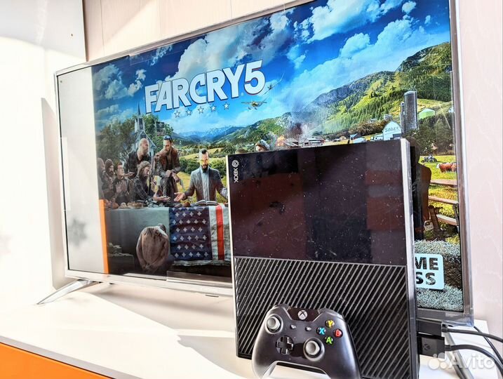 Xbox one 1tb + игры