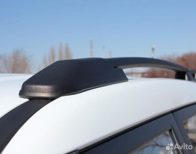 Рейлинги Хендай Крета (Hyundai Creta) черные апс