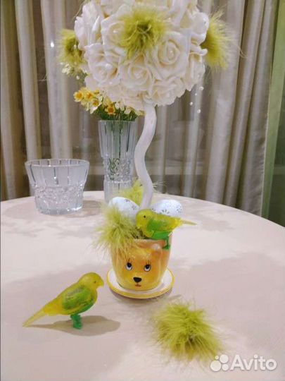 Пасхальный декор топиарий