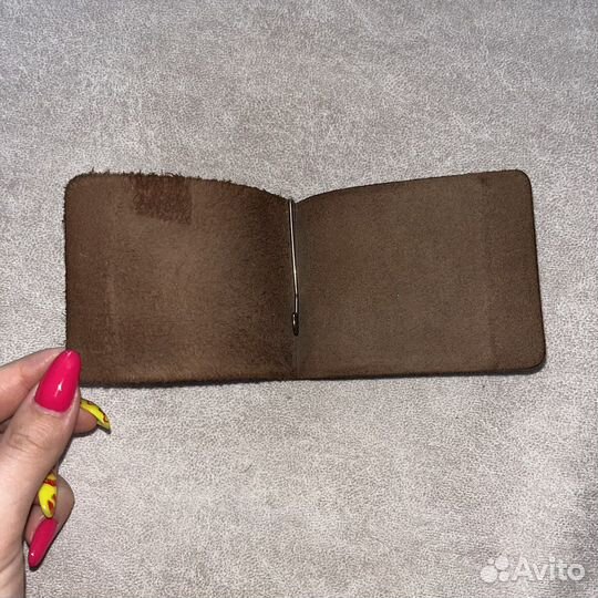 Зажим для денег кожа