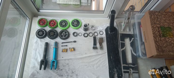 Запчасти на трюковой самокат