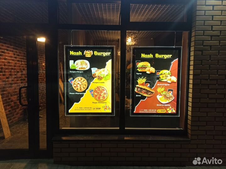 Световая тонкая панель кристалайт А0, А1,А2