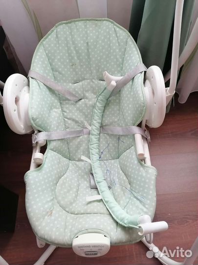 Детские электронные качели шезлонг