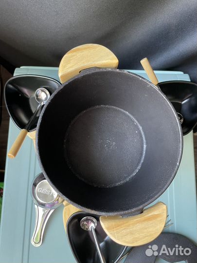 Набор для фондю (чугун) 17 предметов