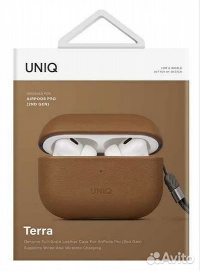 Кожаный чехол для Apple airpods pro 2