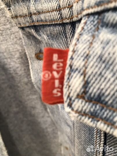 Джинсовая куртка levis винтаж