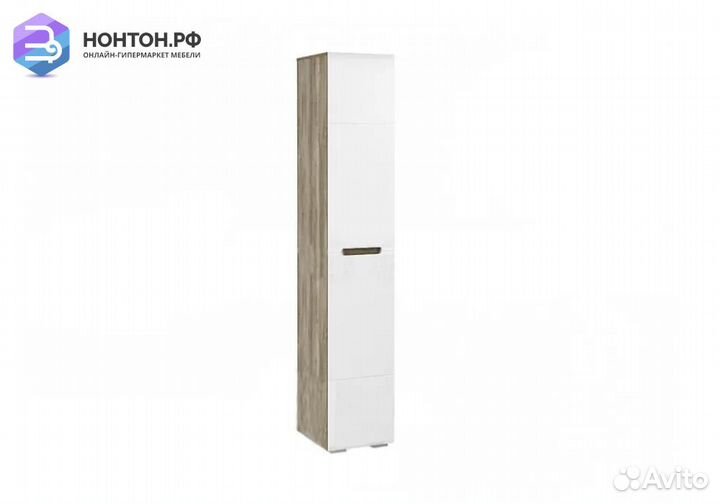 Пенал Наоми пн-14 дуб каньон / белый глянец