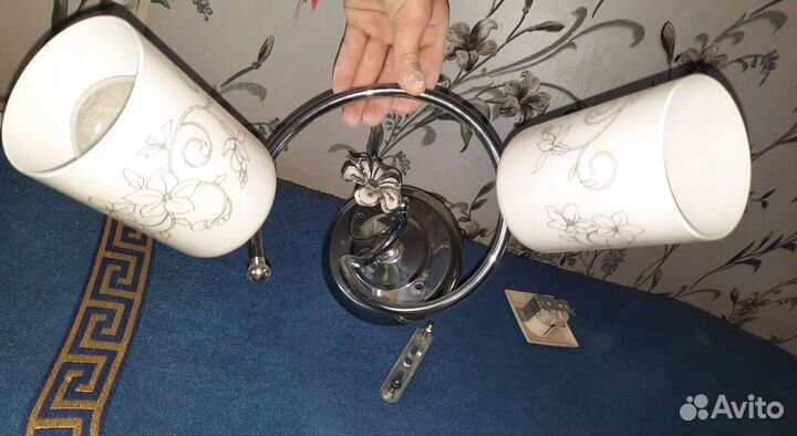 Люстра потолочная бу