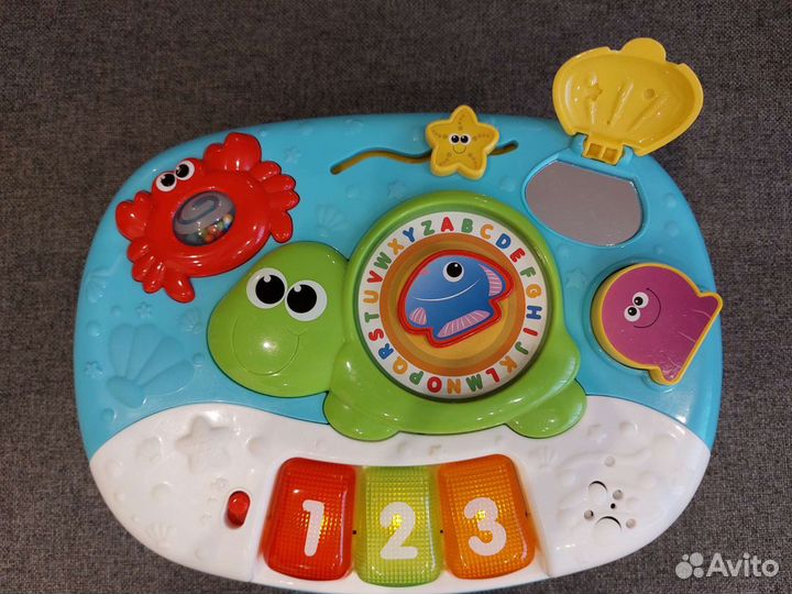 Развивающий центр BabyGo 2 в 1 со светом и звуком