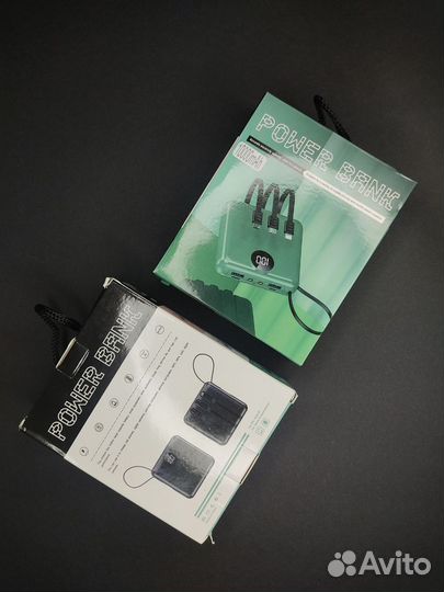 Внешний аккумулятор 10000 мАч 3 в 1