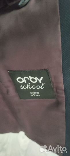 Пиджак для мальчика orby 140 новый