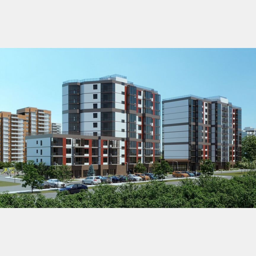 2-к. квартира, 51,8 м², 4/11 эт.