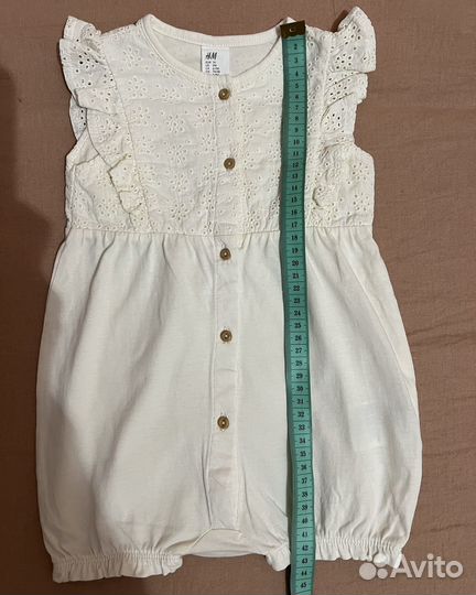 Летняя одежда hm, benetton (74/80)