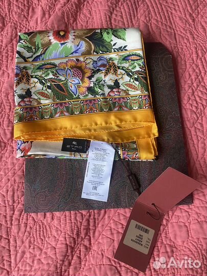 Платок etro шелковый