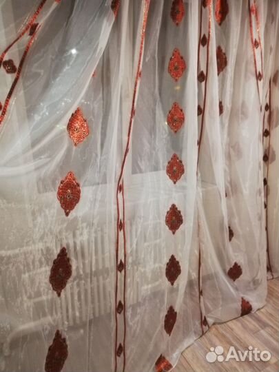 Комплект шторы и тюль