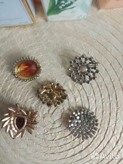 Брошь винтажная Чехия времён СССР