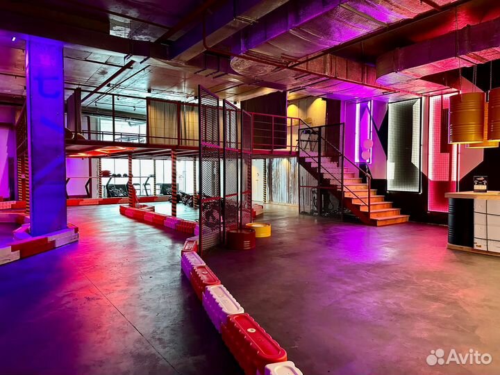 Электро-картинг, катание на закрытой площадке