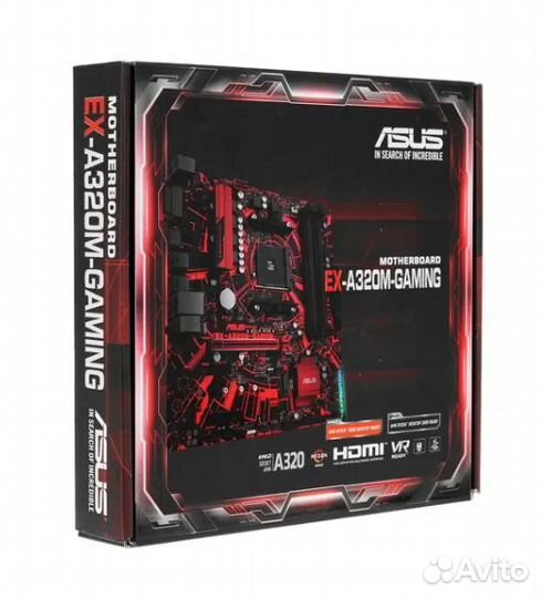 Плата asus EX-A320M-gaming AM4