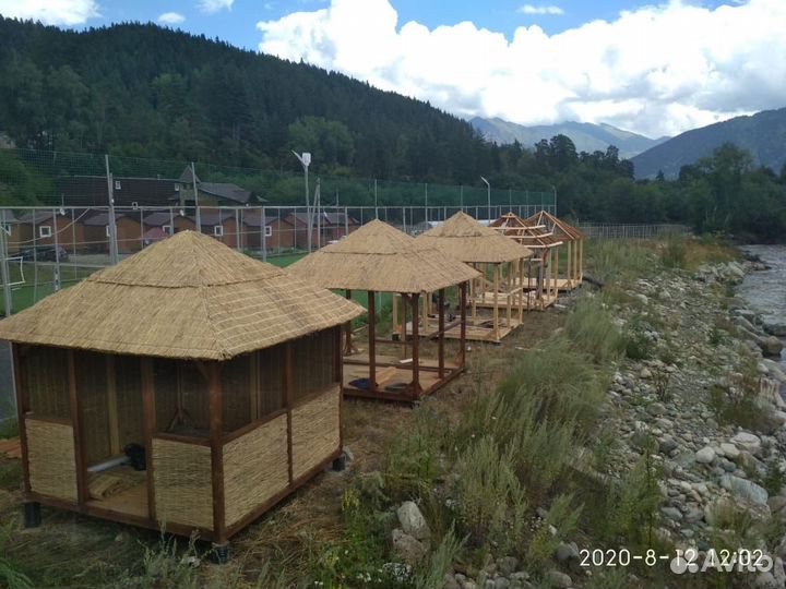 Камыш,тростник,кровля,камышовые маты(декор,утепли