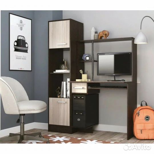 Компьютерный стол и пенал Дебют