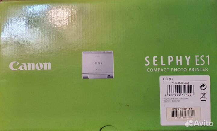 Фотопринтер Canon Selphy ES1