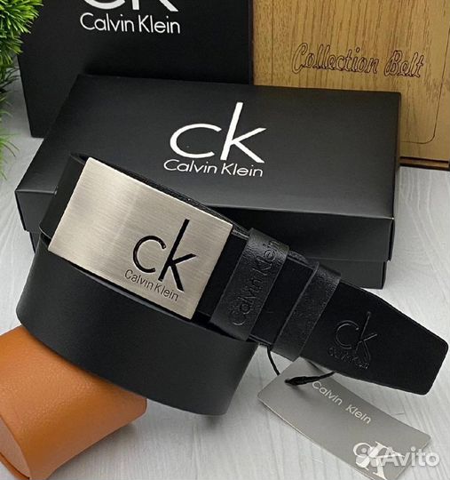 Мужской ремень прессованая натуральная кожа