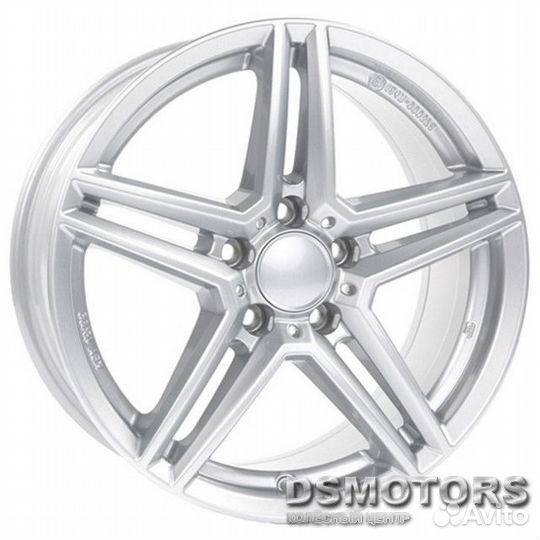 Диски M10 7.0/17 5x108 ET40.5 d63.4 polar silver