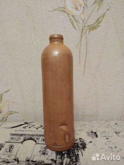 Бутылка керамическая очень старая