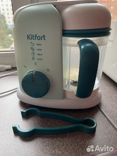 Пароварка блендер kitfort