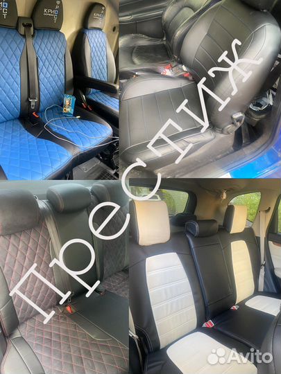 Авточехлы из экокожи на заказ.Пошив,установка