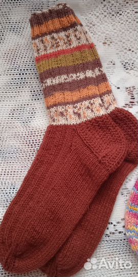 Вязаные носки