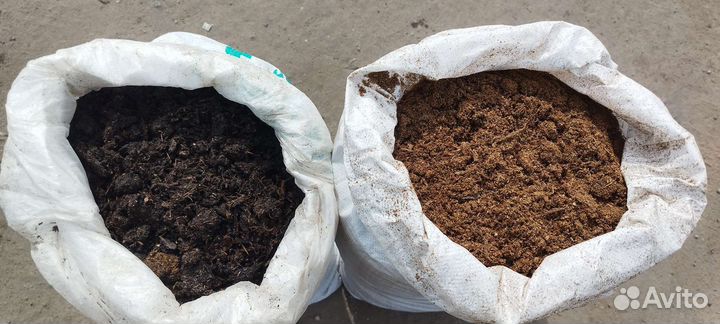 Навоз перегной в мешках и россыпью
