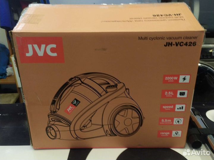 Новый пылесос 2200вт. JVC JH-VC426