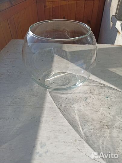 Ваза шаровая стекло 3 л