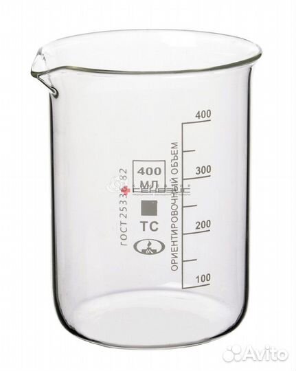 Стакан мерный 400мл. (стекло) В-1-400 в Екатеринбр